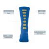 Augusta Sportswear Color Block Crew Socks, Roy/Gold, M view 3