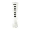 Augusta Sportswear Color Block Crew Socks, White/Black, M view 1