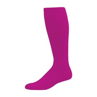 Augusta Sportswear Elite Multi-Sport Socks, Power Pink, L