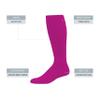 Augusta Sportswear Elite Multi-Sport Socks, Power Pink, L view 2