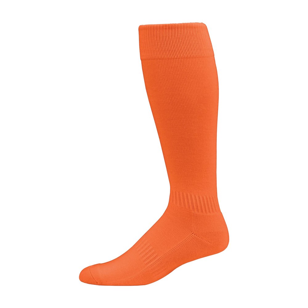 Augusta Sportswear Elite Multi-Sport Socks, Orange, S