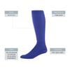 Augusta Sportswear Wicking Athletic Socks Purple S view 2