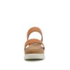 Soda Poppin ~ Slip On Cork Platform Wedge Sandals with 2 Straps on Top (6.5, Peach) view 4