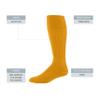 Augusta Sportswear Soccer Socks, Gold, L view 2