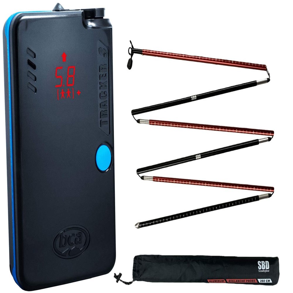 BCA Backcountry Access Tracker S Avalanche Beacon + Avalanche Probe