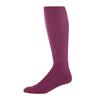 Augusta Sportswear Wicking Athletic Socks Maroon L view 1
