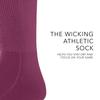 Augusta Sportswear Wicking Athletic Socks Maroon L view 3