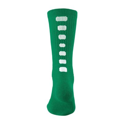 Augusta Sportswear Color Block Crew Socks, Kelly/White, M