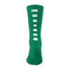 Augusta Sportswear Color Block Crew Socks, Kelly/White, M view 1