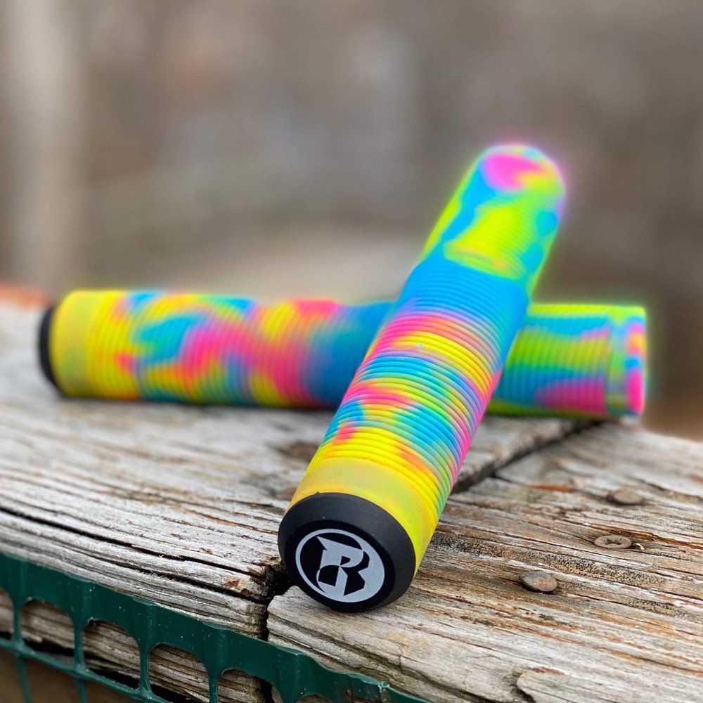 Rapture Pro Scooters Grips - 160mm TPR Super Soft Scooter Grips - Cotton Candy