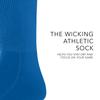 Augusta Sportswear Wicking Athletic Socks Royal L view 3