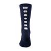 Augusta Sportswear Color Block Crew Socks, Navy/White, M view 1