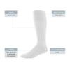 Augusta Sportswear Soccer Socks, White, M view 2