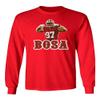 Baku Apparel San Francisco Fans Nick Bosa Bosa PIC Men's Long Sleeve T-Shirt (Red, XX-Large) view 1