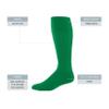 Augusta Sportswear Soccer Socks, Kelly, S view 2