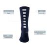 Augusta Sportswear Color Block Crew Socks, Navy/White, L view 3