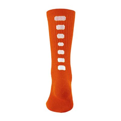 Augusta Sportswear Color Block Crew Socks, Orange/White, XL