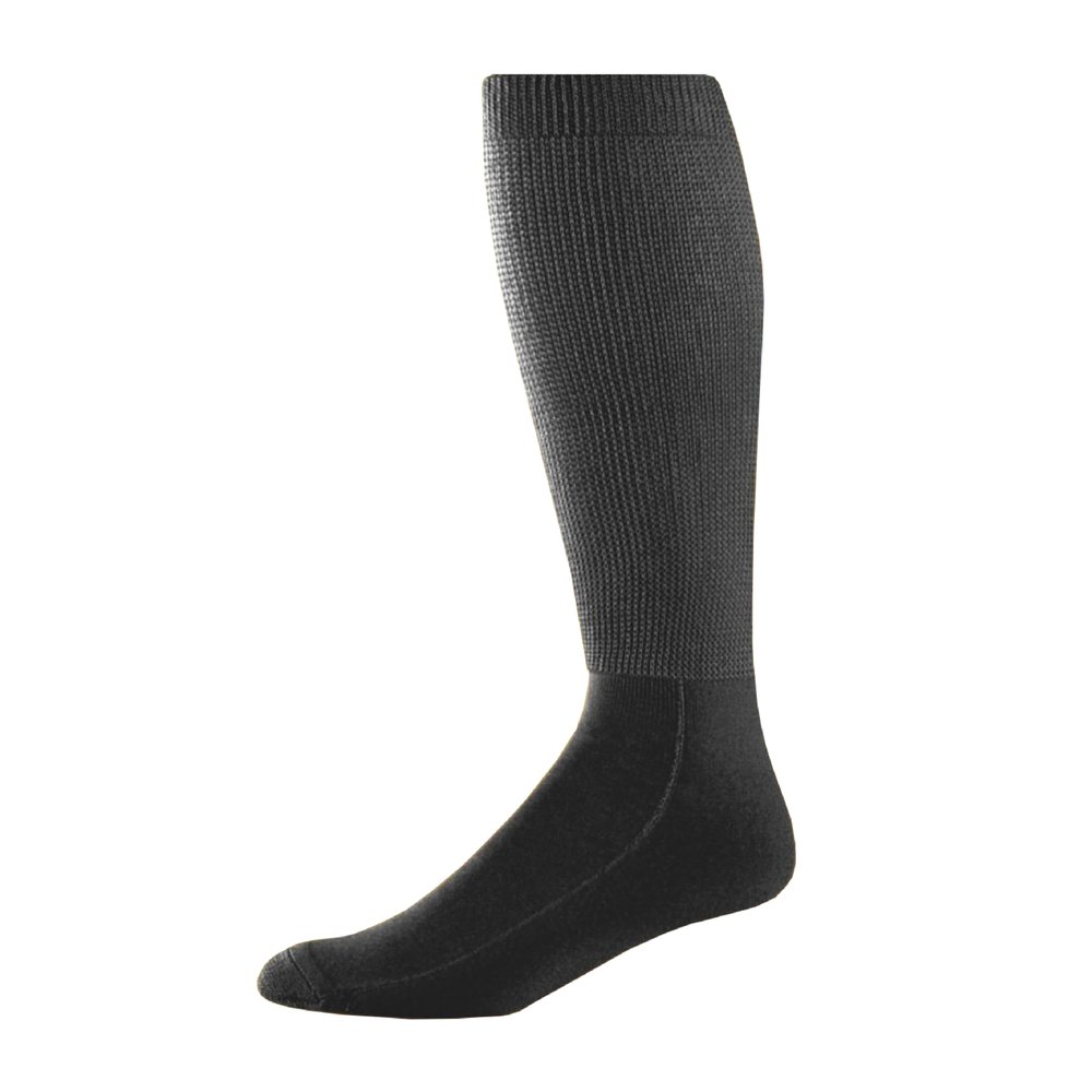 Augusta Sportswear Wicking Athletic Socks Black L