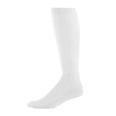 Augusta Sportswear Wicking Athletic Socks White S
