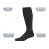 Augusta Sportswear Elite Multi-Sport Socks, Black, M view 2