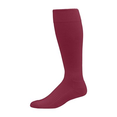 Augusta Sportswear Elite Multi-Sport Socks, Cardinal, M