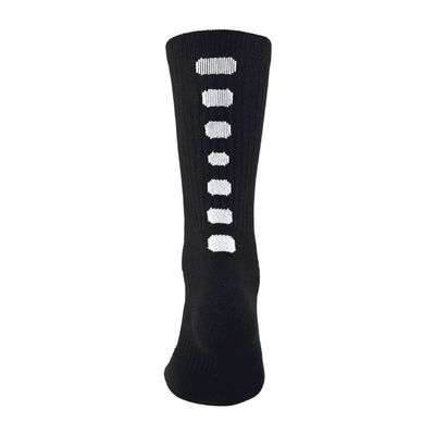 Augusta Sportswear Color Block Crew Socks, Black/White, L