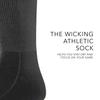Augusta Sportswear Wicking Athletic Socks Black M view 3