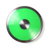 Village Variety discus for Practice Nylon, Track and Field Throwing Discus 1kg 1.5kg 1.75kg 2kg 2.25kg 2.5kg(green 2.2lbs(1kg)) view 1