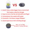flybomb Portable Tennis Trainer 2.05LB Weight Heavy Iron Base Tennis Training Tool Exercise Tenis Ball Sports Self-Study,3 Replacement Rebound Balls+Wristband+Overgrip+Ring+Damper view 4