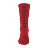 Augusta Sportswear Color Block Crew Socks, Red/Black, L view 1