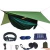 Camping Hammock with Mosquito Net and Rain Fly - Travel Hammock Bug Net - Hammock Tent for Outdoor Hiking Backpacking Travel Camping Accessories and Camping Gear view 1
