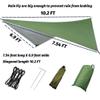 Camping Hammock with Mosquito Net and Rain Fly - Travel Hammock Bug Net - Hammock Tent for Outdoor Hiking Backpacking Travel Camping Accessories and Camping Gear view 2
