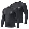 MEETYOO Men's Compression Shirt, Cool Dry Long Sleeve Underwear Top for Men, Sport Fitness Base Layer view 1
