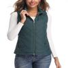 LONGKING Women's Vest - Stand Collar Lightweight Zip Quilted Vest for Women view 1