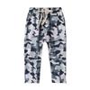 EISHOW Infants Little Boys Cotton Pants Cartoon Camouflage Trousers Toddler Joggers Elastic Waist Drawstring Sweatpants with Pockets (Cotton Gray, 3-4 Years) view 1