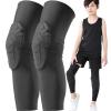Bohope Kids Youth 5-15 Years Padded Leg Compression Sleeve Knee Guards Protective for Basketball, Baseball, Football Goalkeeper, Volleyball, Skating, Cycling.Universal for Boys and Girls view 1