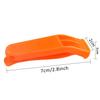 AUGSUN 40 Pcs Emergency Safety Whistle Plastic Whistles Set with Lanyard,Red and Orange view 2