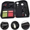 Wrzbest Professional Soccer Referee Accessory Bag Kit Football Soccer Coach Ref Cards Whistle Ball Pressure Gauge Coins in a Multi-Pocket Carryig Bag view 3