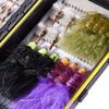BASSDASH 62pcs Fly Fishing Flies Kit with Waterproof Fly Box for Trout Steelhead Salmon Include Nymphs, Dry Wet Flies, Streamers view 3