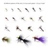 BASSDASH 62pcs Fly Fishing Flies Kit with Waterproof Fly Box for Trout Steelhead Salmon Include Nymphs, Dry Wet Flies, Streamers view 4