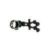 TRUGLO VEROS 5-Pin Durable Ultra-Bright Lightweight Micro-Adjustable Archery Hunting Bow Sight with Decreasing Diameter Pins Design & Large Circular Field of View, Black view 1