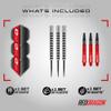 RED DRAGON Javelin Black 22g Tungsten Darts Set with Flights and Stems view 2