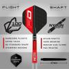RED DRAGON Javelin Black 22g Tungsten Darts Set with Flights and Stems view 3
