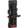 ABUS Bordo uGrip 5700K SH Folding Lock with Bracket - Bike Lock with 5 mm Thick Bars - ABUS Security Level 7-80 cm - Red view 2