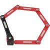 ABUS Bordo uGrip 5700K SH Folding Lock with Bracket - Bike Lock with 5 mm Thick Bars - ABUS Security Level 7-80 cm - Red view 3
