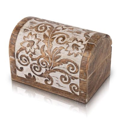 Great Birthday Gift Ideas Handmade Decorative Wooden Jewelry Box Jewelry Organizer Keepsake Box Treasure Chest Trinket Holder Watch Box Storage Lock Box Housewarming Gifts Men Women