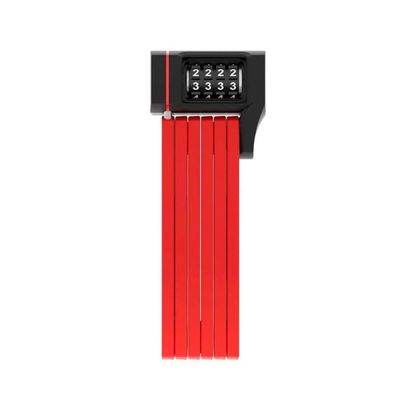 ABUS 87794 Folding Lock, red, 80 cm