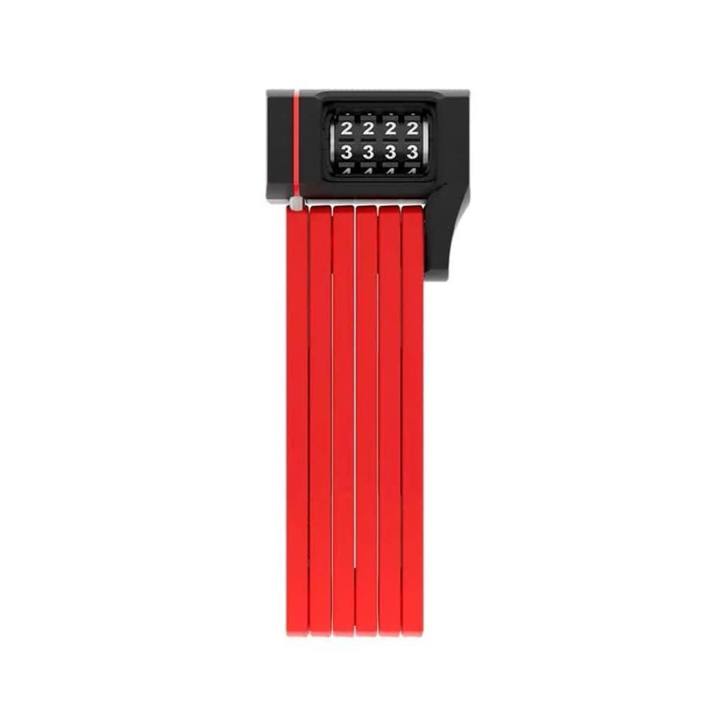 ABUS 87794 Folding Lock, red, 80 cm