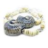 Ceramic Seashell Curtain Tie Backs - Beach Curtain Tiebacks - Set of Drapery Tiebacks view 3