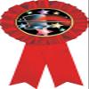 Dancing Red Rosette Ribbon, Jazz/Tap Dance Trophy Ribbon Award Prize, 100 Pack Prime view 1